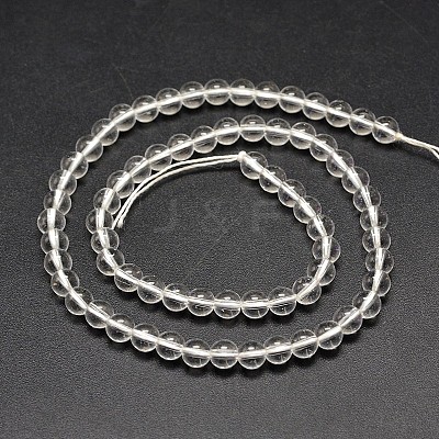 Synthetic Quartz Round Bead Strands PIEG-J002-16-4mm-1