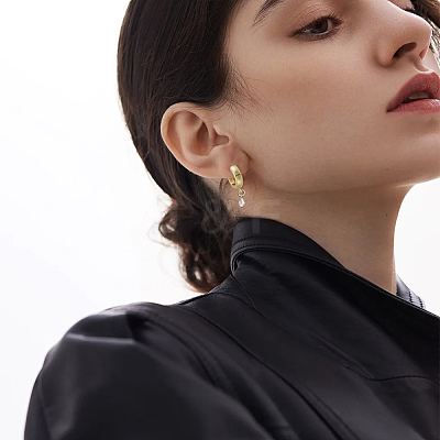 5Pairs Brass Hoop Earring Findings KK-ME0002-51-1