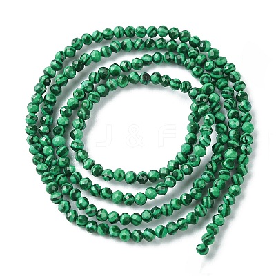 Synthetic Malachite Beads Strands G-F747-G01-02-1