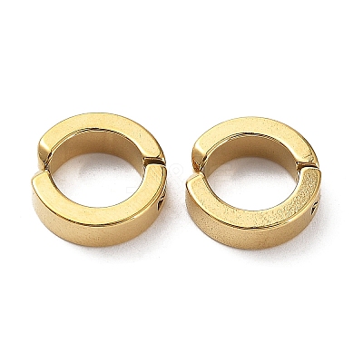 Ion Plating(IP) 201 Stainless Steel Cuff Earring EJEW-H096-01G-1
