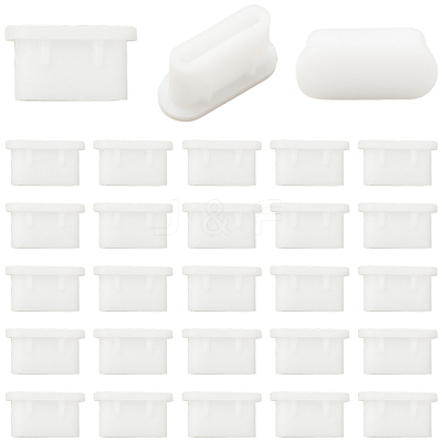 50Pcs Silicone Mobile Anti-Dust Plugs AJEW-SC0031-64B-1