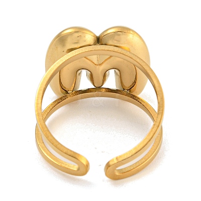 304 Stainless Steel Finger Ring RJEW-L125-02G-13-1