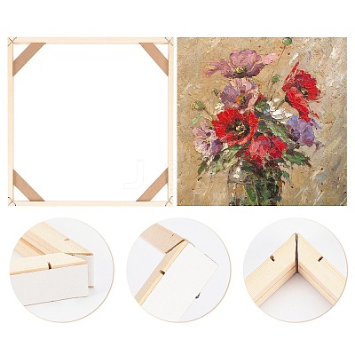 DIY Solid Wood Canvas Frame Kit DIY-BC0003-11A-1
