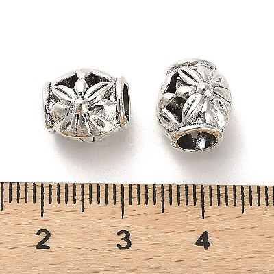 Tibetan Style Alloy European Beads PALLOY-K019-03A-AS-1