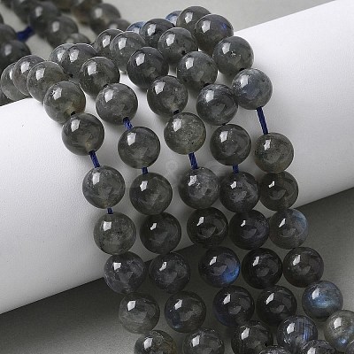 Natural Labradorite Beads Strands G-U017-8MM-01-1