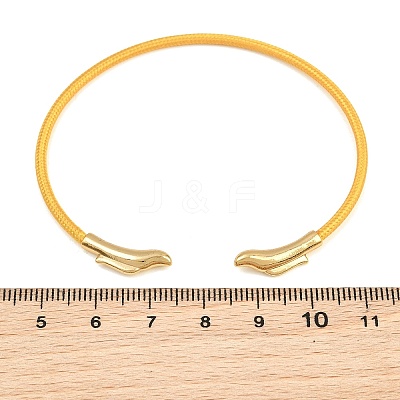 Braided Steel Wire Bangles Making KK-CBA6056-02I-G-1