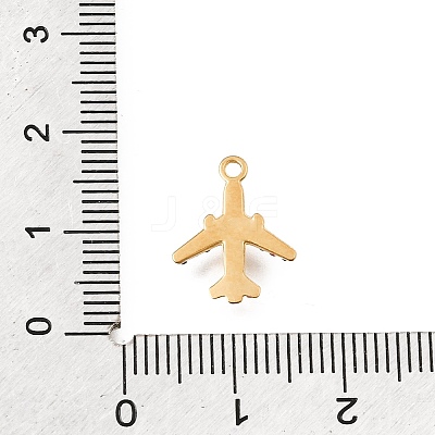 304 Stainless Steel Rhinestone Pendants STAS-E531-22G-B-1
