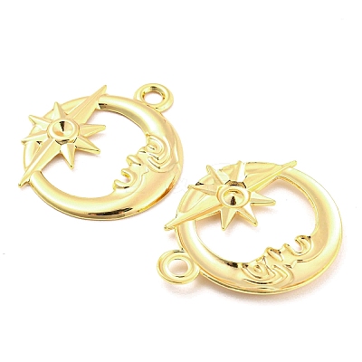 Brass Pendant Rhinestone Settings KK-L208-39G-1
