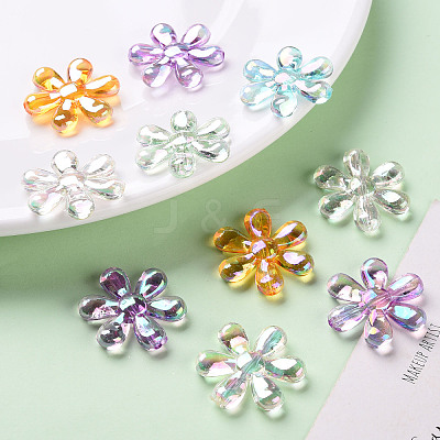 Transparent Acrylic Beads X-TACR-S154-35C-1