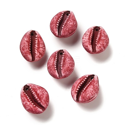 Opaque Imitation Shell Acrylic Pendants OACR-M018-01B-1