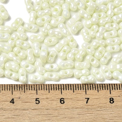 Opaque Colours Luster Glass Seed Beads SEED-B001-01A-01-1