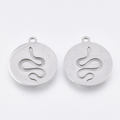 Non-Tarnish 201 Stainless Steel Pendants X-STAS-T044-101P-1
