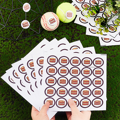 PVC Plastic Waterproof Stickers LS-DIY-WH0386-18D-1