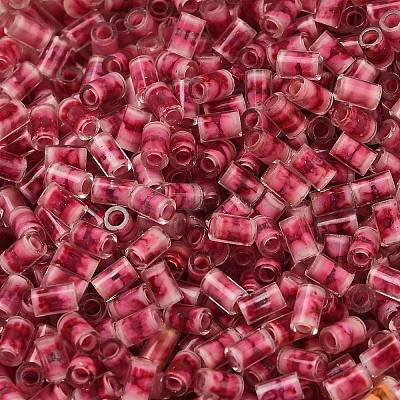 Two Tone Inside Colours Transparent Glass Seed Beads SEED-C004-05F-1