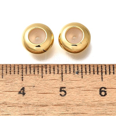 Rack Plating Brass Beads KK-M313-02A-G-1