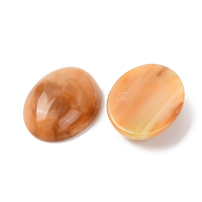 Natural Multi-Color Agate Cabochons G-B080-01A-16A-1
