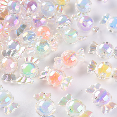 Transparent Acrylic Beads TACR-S152-03B-1