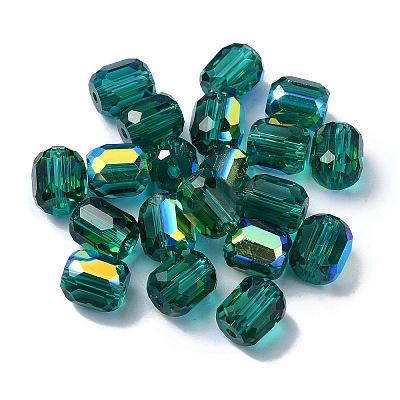 AB Color Plated Glass Beads GLAA-F108-12B-M-1
