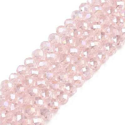 Electroplate Glass Beads Strands EGLA-A044-T3mm-B22-1