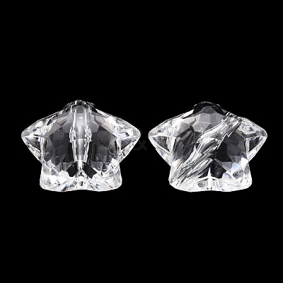 Transparent Acrylic Beads TACR-ZX018-02-1