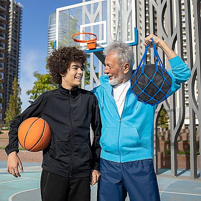  Polyester Basketball Net AJEW-CN0002-47B-1