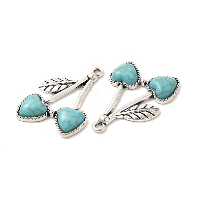 Retro Alloy Pendants TIBEP-L020-11AS-1