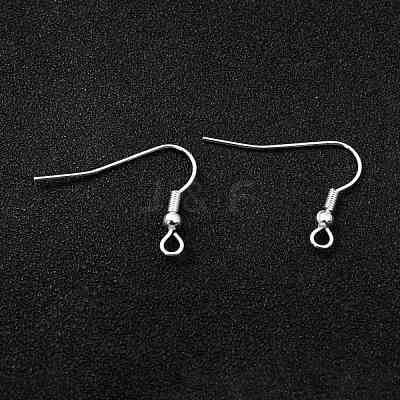 304 Stainless Steel Earring Hooks X-STAS-L258-001B-S-1
