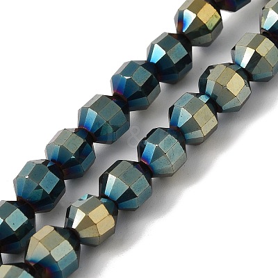 Electroplated Synthetic Non-magnetic Hematite Beads Strands G-I364-L01-07-1