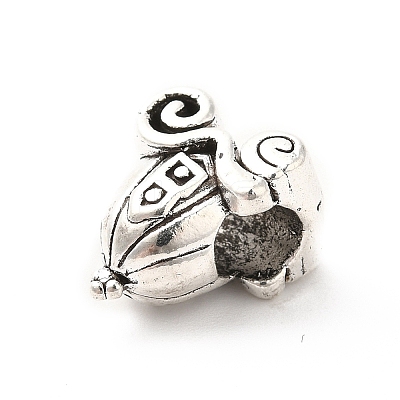 Tibetan Style Alloy European Beads PALLOY-P293-117AS-1
