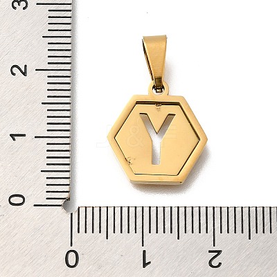 304 Stainless Steel Charms LS-STAS-H227-01G-Y-1