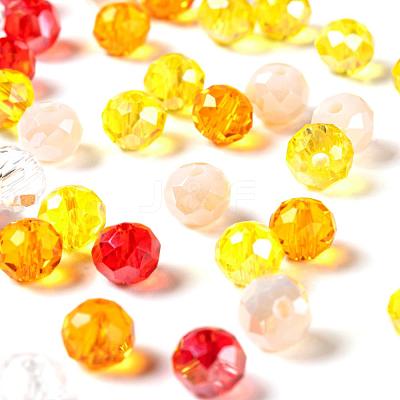 500Pcs 5Colors Electroplate Glass Beads EGLA-LS0001-01C-1