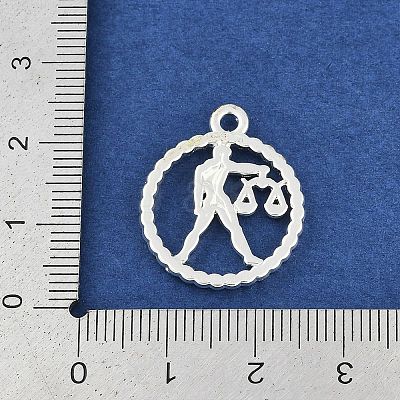 Twelve Constellations Alloy Pendants PALLOY-Q006-01K-S-1