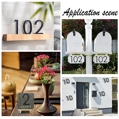 Zinc Alloy House Number FIND-WH0064-99-2-1