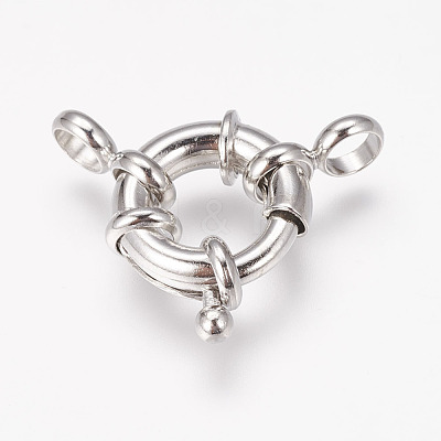 Brass Spring Ring Clasps KK39-1