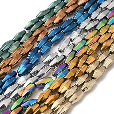 Electroplate Synthetic Magnetic Hematite Beads Strands G-E602-05-1