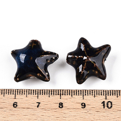 Handmade Porcelain Beads PORC-N008-09R-1