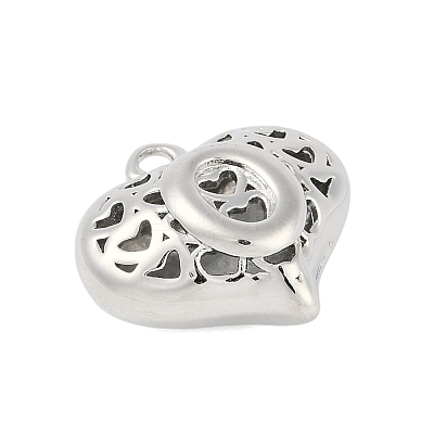 Hollow Brass Pendants for Valentine's Day KK-M289-03O-P-1