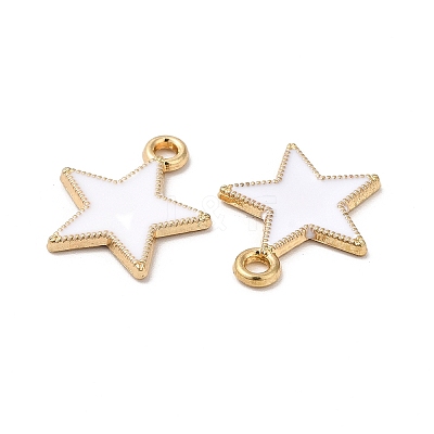 Alloy Enamel Pendants ENAM-C005-01G-01-1