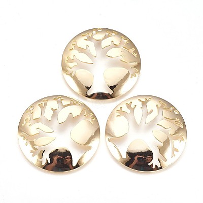 Brass Pendants KK-P153-13G-NF-1