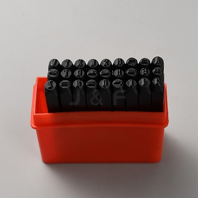27Pcs Carbon Steel Stamps DIY-WH0740-11A-1