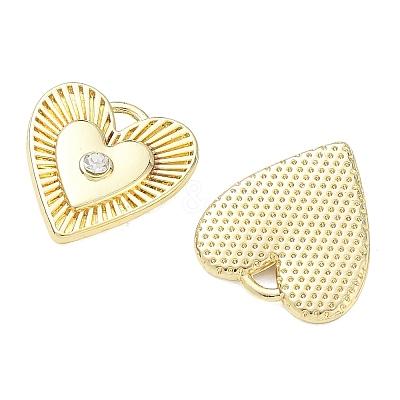 Alloy Rhinestone Pendants FIND-D044-26G-1