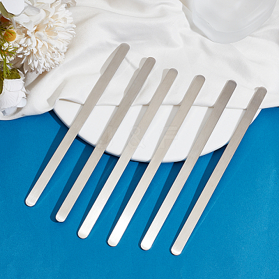 304 Stainless Steel Bangle Blank Strips MAK-WH0016-02B-P-1