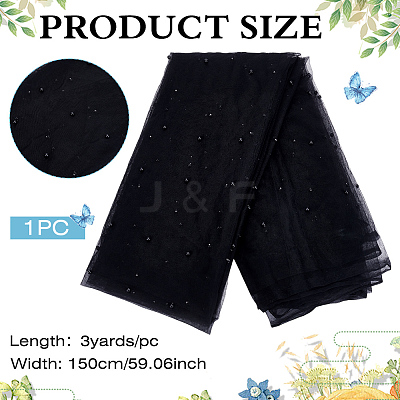 Polyester Lace Fabric DIY-WH0504-380A-1