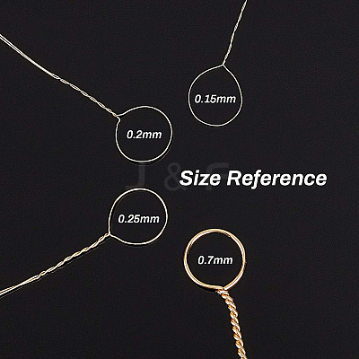 Round Copper Wire for Jewelry Making CWIR-BC0004-0.15mm-07-1