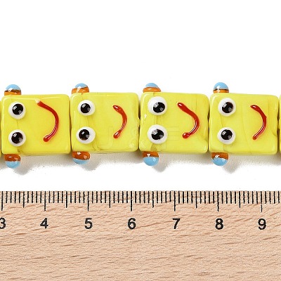 Handmade Lampwork Beads Strands LAMP-Q036-07C-1