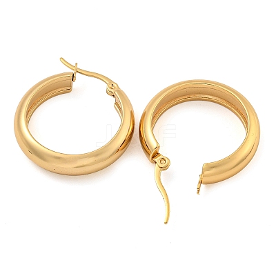 202 Stainless Steel Hoop Earrings EJEW-H003-38G-03-1