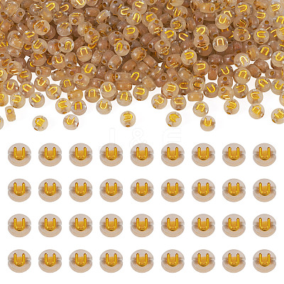 50G Luminous Transparent Acrylic Beads OACR-TAD0001-01U-1