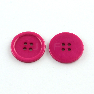 4-Hole Plastic Buttons BUTT-R034-057-1