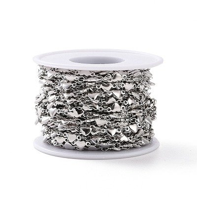 Tarnish Resistant 304 Stainless Steel Link Chains CHS-P007-10P-1