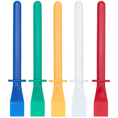 25Pcs PP Plastic Palette Knives FIND-CP0003-46-1